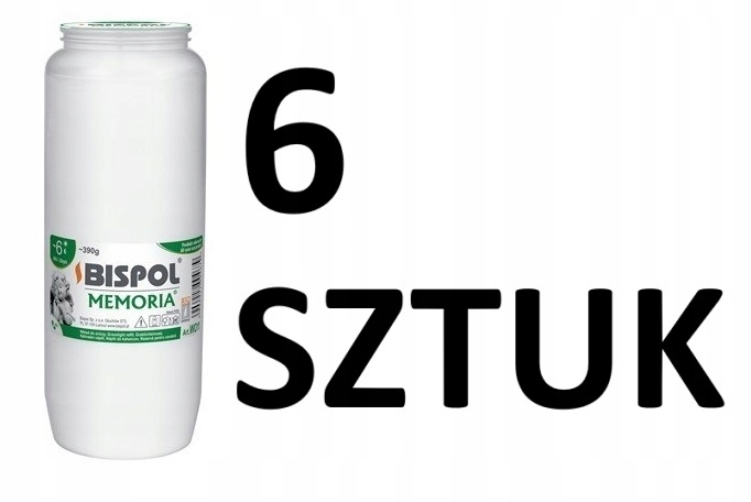 Olejový vklad do lampy BISPOL WO11, hoření 6 dní, balení 6 kusů